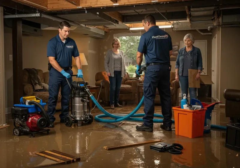 Basement Water Extraction and Removal Techniques process in Crooksville, OH